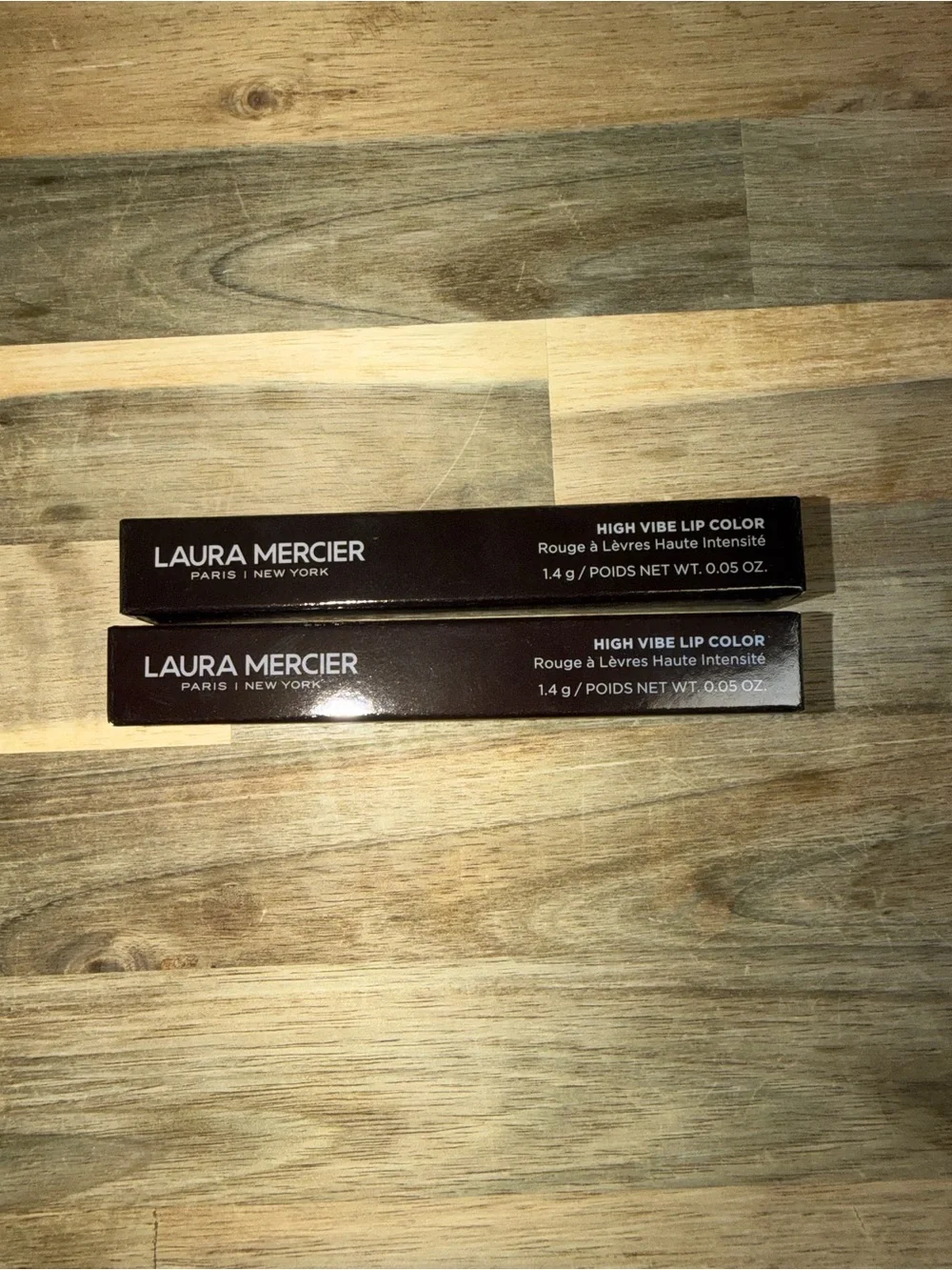 laura mercier High Vibe Lip Color — Dark Brown Packaging (Set of 2)